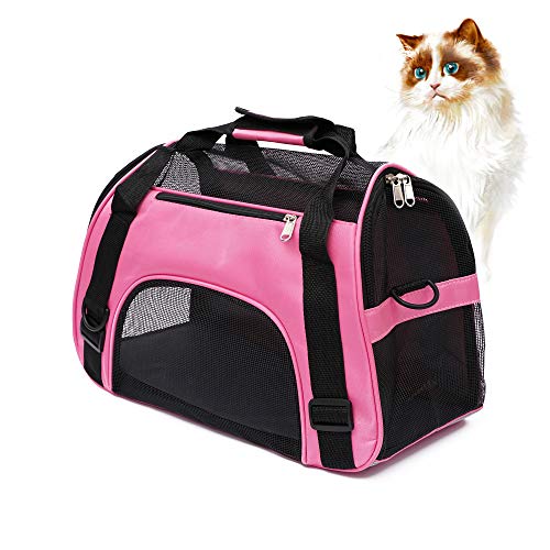 Bengal Cat Soft-Sided Travel Carrier - Pink