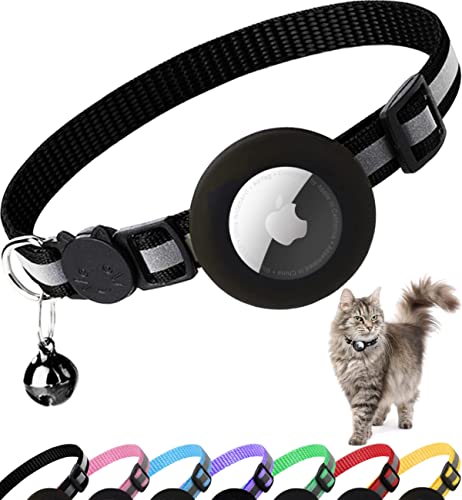 Bengal Cat Collar with Apple Air Tag Holder