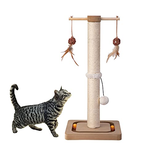 Premium Bengal Cat Scratching Post & Toy Combo