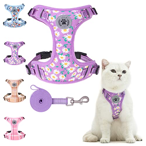 Adjustable Escape-Proof Bengal Cat Harness and Leash