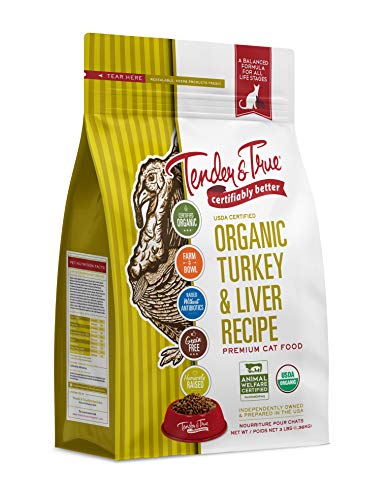 Organic Turkey & Liver Cat Food - 3lb