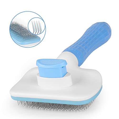 Blue Self Cleaning Slicker Brush for Bengal Cats