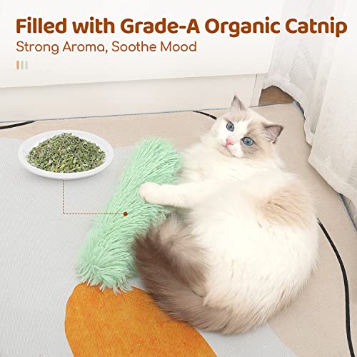 Interactive Cat Kicker Toys with Crinkle Sound