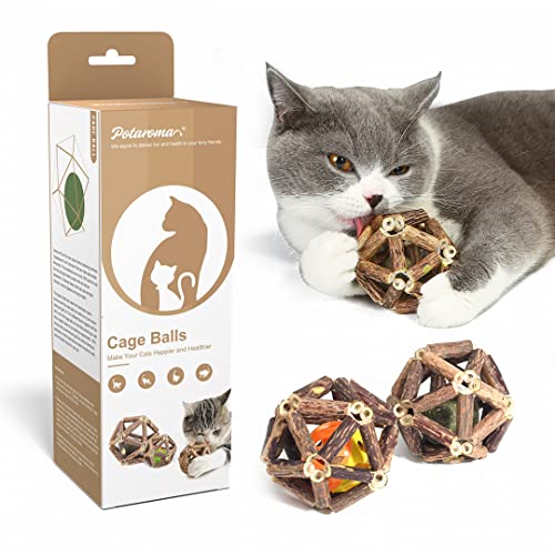 Bengal Cat Chew Toys: Natural Silvervine Sticks & Balls