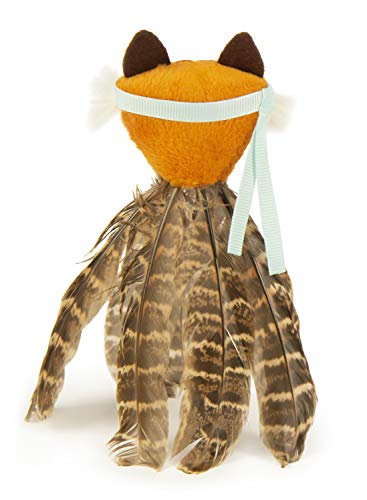 SmartyKat Toss-A-Fox Cat Toy - Brown/White