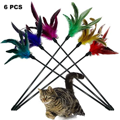 Interactive Feather Wand Toy for Bengal Cats