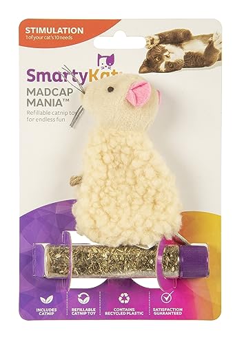 SmartyKat Madcap Mania Plush Catnip Toy - Random Color, One Size