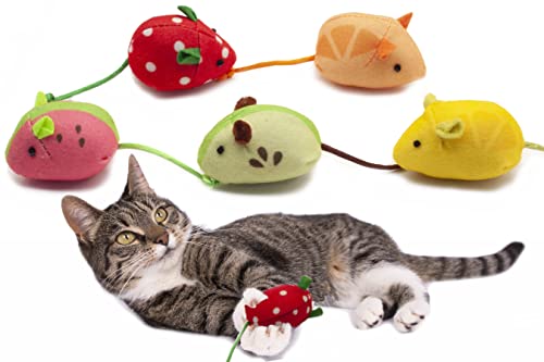 Bengal Catnip Fruit Mice Toy Bundle