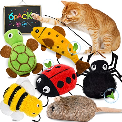 Bengal Cat Toys Bundle: Plush, Chew-Resistant, Interactive