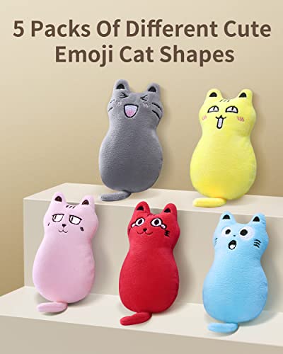 Feeko Cat Catnip Toys Set with Rattle Sound