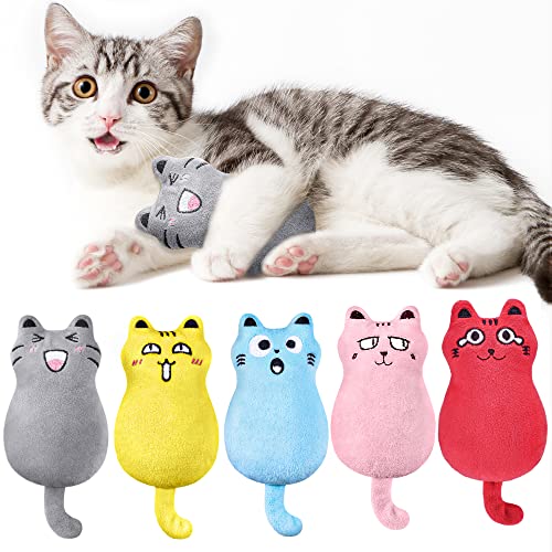 Feeko Cat Catnip Toys Set with Rattle Sound