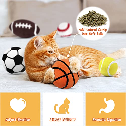Bengal Cat Kicker Toys - Interactive Catnip Balls