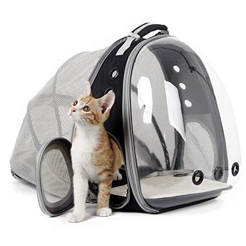 Space Capsule Cat Backpack Carrier, Expandable and Lightweight