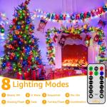 Ollny 198 FT Waterproof 600 LED Christmas Lights