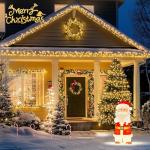200 LED Warm White Christmas Lights - 66ft