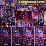 Ollny 198 FT Waterproof 600 LED Christmas Lights