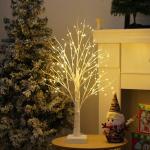 144 LED Birch Tree Lamp with Timer - Warm White