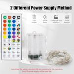 Color Changing Fairy Lights with Remote – 40FT 2 Pack
