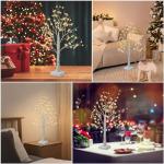 144 LED Birch Tree Lamp with Timer - Warm White