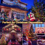 Ollny 198 FT Waterproof 600 LED Christmas Lights