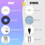 Color Changing Fairy Lights with Remote – 40FT 2 Pack