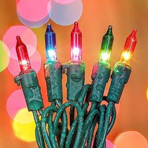 50-Count Multicolor Mini Christmas String Lights