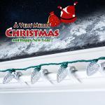 C9 LED Christmas String Lights 68ft - Warm White