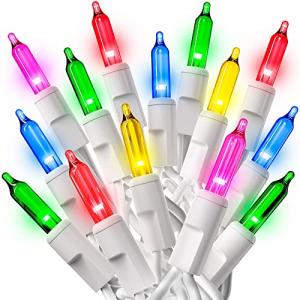 300-Count White Wire LED String Lights