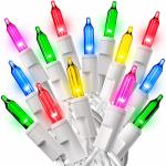 300-Count White Wire LED String Lights
