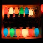 C9 Multicolor Ceramic Christmas Lights, 25Ft