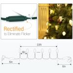 Brizled 16ft Warm White C9 Christmas Lights