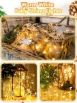 33FT 100 LED Battery Fairy Lights with Remote