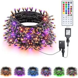 Color Changing Christmas String Lights with Remote