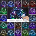 98.5ft Color Changing Christmas Lights with Remote