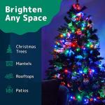300-Count White Wire LED String Lights