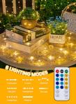 Minetom 66ft Fairy Lights with Remote - Warm White