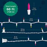 300-Count White Wire LED String Lights