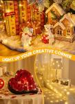 Minetom 66ft Fairy Lights with Remote - Warm White