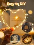 33FT 100 LED Battery Fairy Lights with Remote