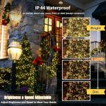 98.5ft Color Changing Christmas Lights with Remote