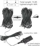 75.8 FT 200 LED Waterproof Christmas String Lights