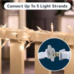 100 Warm White Christmas String Lights - 20 ft
