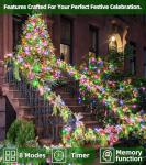 1500 LED Multicolor Christmas Lights for Indoors Outdoors