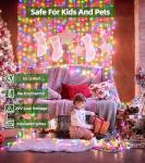 1500 LED Multicolor Christmas Lights for Indoors Outdoors