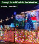 1500 LED Multicolor Christmas Lights for Indoors Outdoors