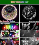 1500 LED Multicolor Christmas Lights for Indoors Outdoors