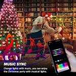 200 LED Christmas Tree String Lights with Remote