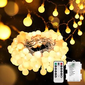50 LED Battery Operated Twinkle Christmas Lights