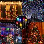 Multi-Color Battery Operated Christmas Lights, 66 ft