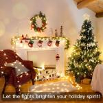 50 LED Battery Operated Twinkle Christmas Lights